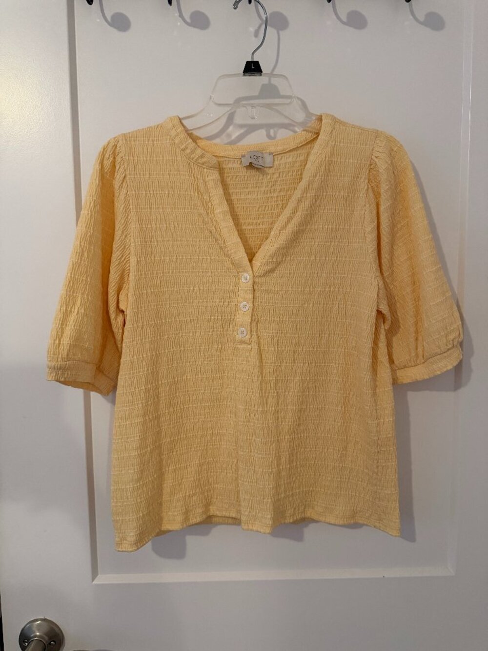 LOFT Outlet Yellow Top